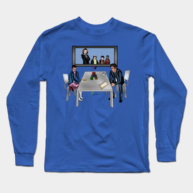 Stranger Files Long Sleeve T-Shirt by jimmygatti